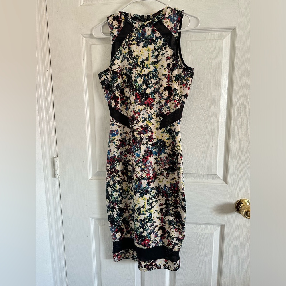 Elegant Multicolor Sleeveless Dress